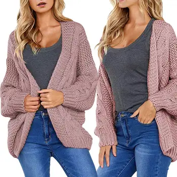 Women Long Sleeve Solid Color Knitted Cardigan Sweater Casual Loose Outwear Coat Knitted Cardigan Sweater Casual Loose Outwear C
Women Long Sleeve Solid Color Knitted Cardigan Sweater Casual Loose Outwear Coat Knitted Cardigan Sweater Casual Loose Outwear C