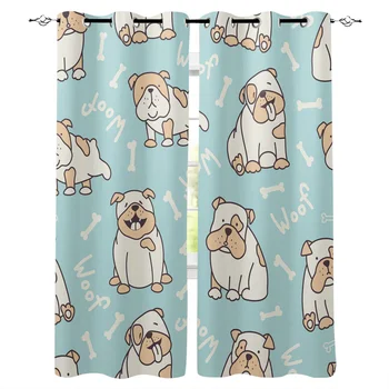 Lovely Dog Window Curtains Living Room Kitchen Curtains for Bedroom Left and Right Biparting Open Curtains
Lovely Dog Window Curtains Living Room Kitchen Curtains for Bedroom Left and Right Biparting Open Curtains