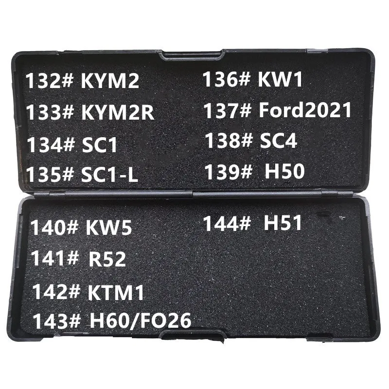 132-144 2in1 Lishi инструментов KW16 KW18 KYM2 KYM2R SC1 SC1-L KW1 SC4 KW5 R52 KTM1 H50 H51 H60/FO26 Ford2021 слесарный инструмент для автомобильного ключа
132-144 2in1 Lishi инструментов KW16 KW18 KYM2 KYM2R SC1 SC1-L KW1 SC4 KW5 R52 KTM1 H50 H51 H60/FO26 Ford2021 слесарный инструмент для автомобильного ключа