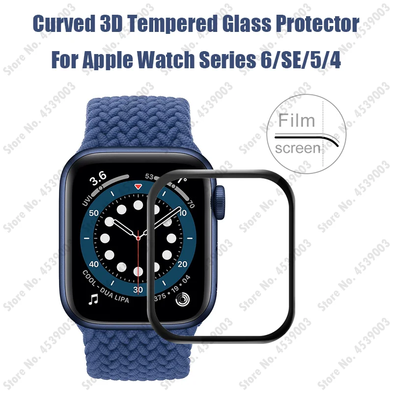 Latest 3D Glass Film for Apple Watch Series 6 SE 44mm 40mm Tempered Screen Protector for iWatch 5 4 3 2 1 Full Cover Curve Glass
Latest 3D Glass Film for Apple Watch Series 6 SE 44mm 40mm Tempered Screen Protector for iWatch 5 4 3 2 1 Full Cover Curve Glass