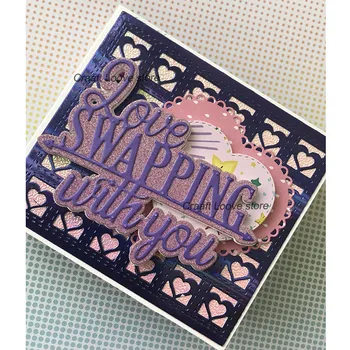 Love Swapping with you Word Sentiment Layred Metal Cutting Dies Scrapbooking crafting paper art emboss stencil
Love Swapping with you Word Sentiment Layred Metal Cutting Dies Scrapbooking crafting paper art emboss stencil