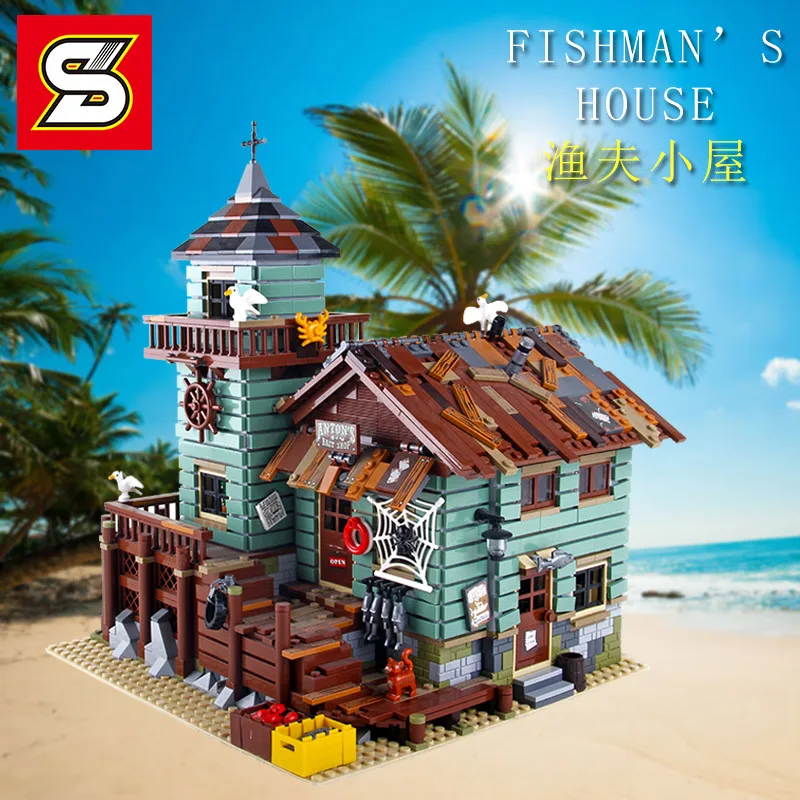 DHL Creator The Old Finishing Store Compatible 21310 MOC Building Blocks Figures Bricks Toys For Children Chiristmas Gifts
DHL Creator The Old Finishing Store Compatible 21310 MOC Building Blocks Figures Bricks Toys For Children Chiristmas Gifts