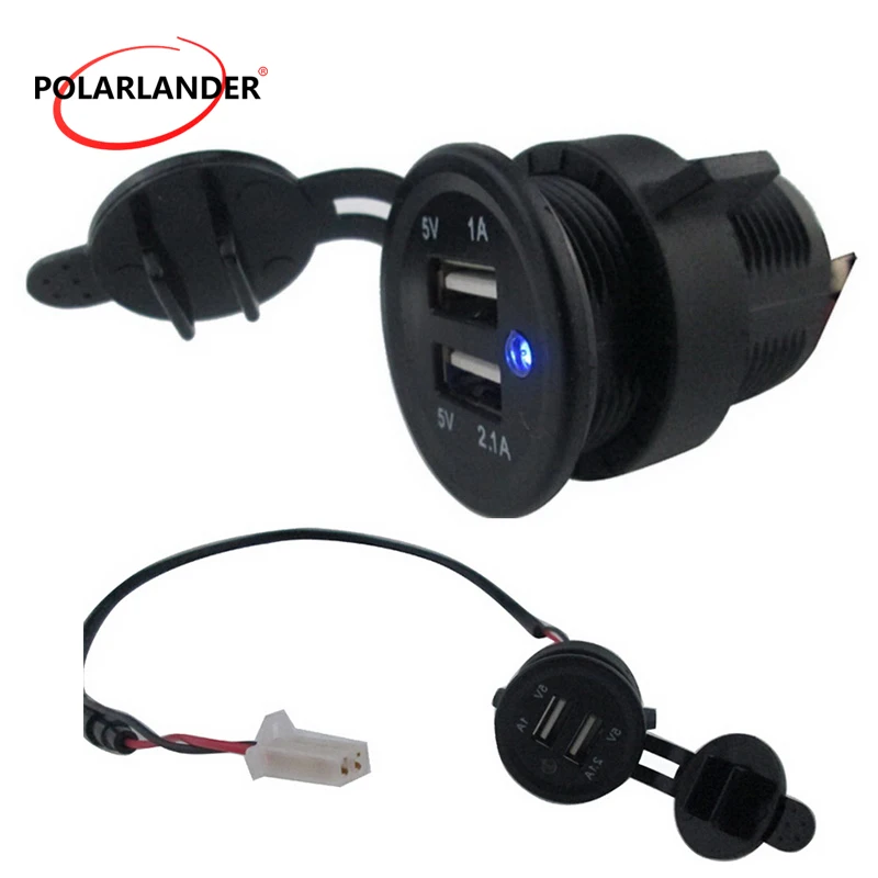 Auto Truck Adapter USB Socket Car Charger Power Mobile Phone Dual USB Port 5V 2.1A Socket LED Panel Charge for Boat Motorcycle
Auto Truck Adapter USB Socket Car Charger Power Mobile Phone Dual USB Port 5V 2.1A Socket LED Panel Charge for Boat Motorcycle