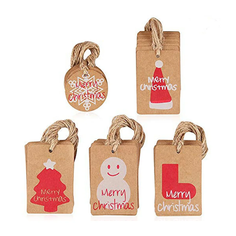 50pcs Happy Merry Christmas Kraft Paper Tag Christmas Decorations for Home Christmas Tree Decorations Noel Navidad New Year 2020
50pcs Happy Merry Christmas Kraft Paper Tag Christmas Decorations for Home Christmas Tree Decorations Noel Navidad New Year 2020