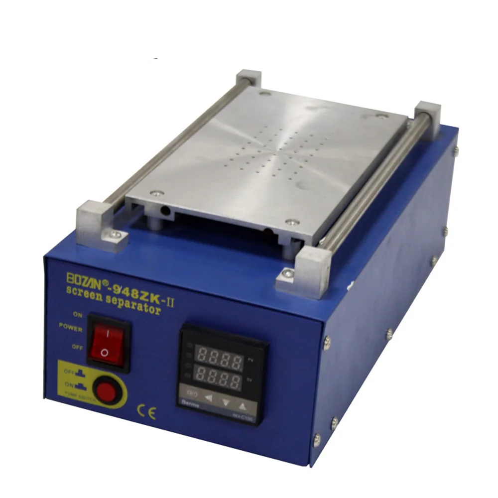 7-inch touch LCD mobile phone screen remover BOZAN 948ZK-II with built-in vacuum pump screen separator 948ZK-II550W AC220V
7-inch touch LCD mobile phone screen remover BOZAN 948ZK-II with built-in vacuum pump screen separator 948ZK-II550W AC220V