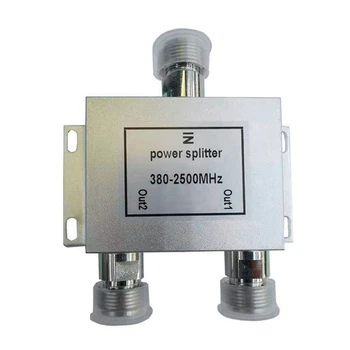 2 Way 380-2500MHz Antenna Power Divider Splitter for GSM CDMA 3G Signal Booster ,Connect to Antenna
2 Way 380-2500MHz Antenna Power Divider Splitter for GSM CDMA 3G Signal Booster ,Connect to Antenna