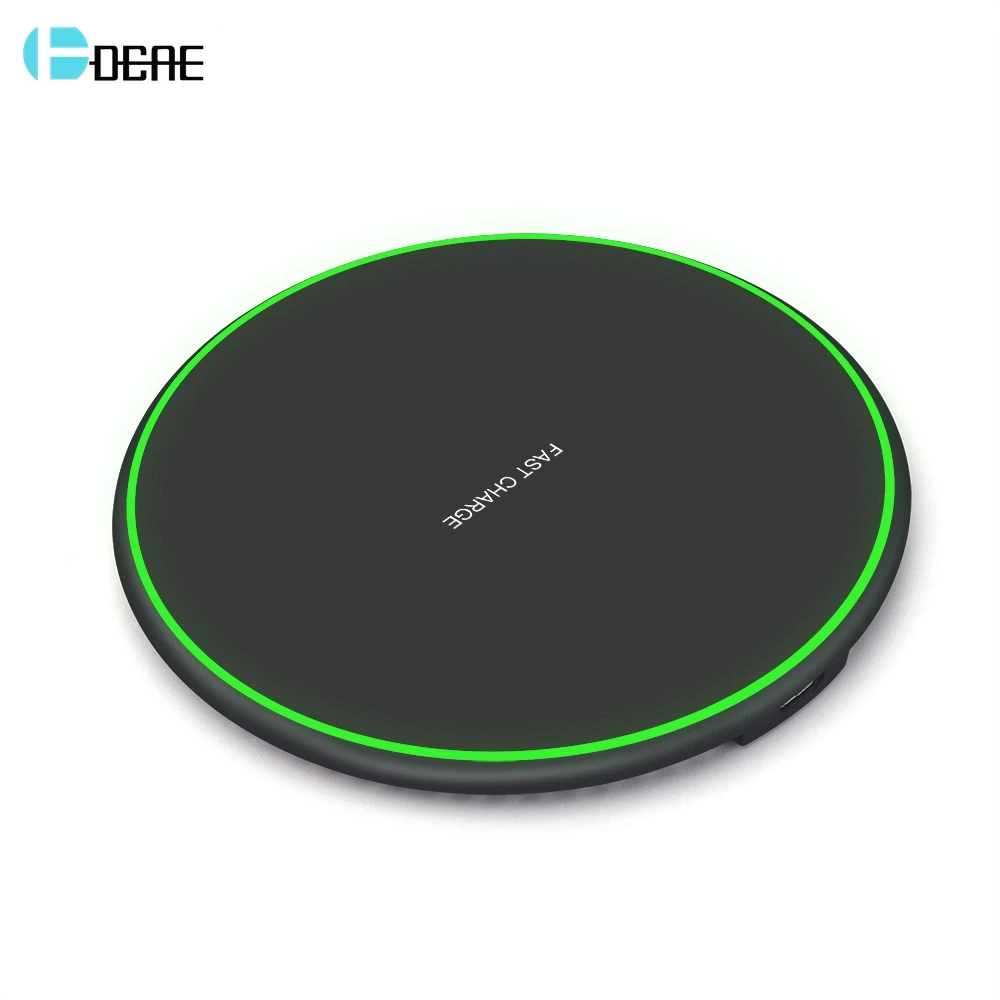 DCAE Qi 10W Quick Wireless Charger For iPhone XS XR X 8 Airpods QC 3.0 Fast Charging For Samsung S10 S9 Note 10 9 USB Charge Pad
DCAE Qi 10W Quick Wireless Charger For iPhone XS XR X 8 Airpods QC 3.0 Fast Charging For Samsung S10 S9 Note 10 9 USB Charge Pad