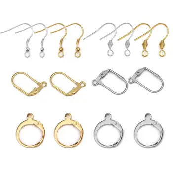 20/50pcs Stainless Steel Gold Silver Color Tone Findings French Earring Hooks Wire Settings For DIY Jewelry Making
20/50pcs Stainless Steel Gold Silver Color Tone Findings French Earring Hooks Wire Settings For DIY Jewelry Making