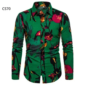 2019 New Spring &Autumn Shirts Fashion Trend Folk Men Ethnic Flowers Printed Casual Hawaiian Long Sleeves Dress Shirts 26 Color
2019 New Spring &Autumn Shirts Fashion Trend Folk Men Ethnic Flowers Printed Casual Hawaiian Long Sleeves Dress Shirts 26 Color