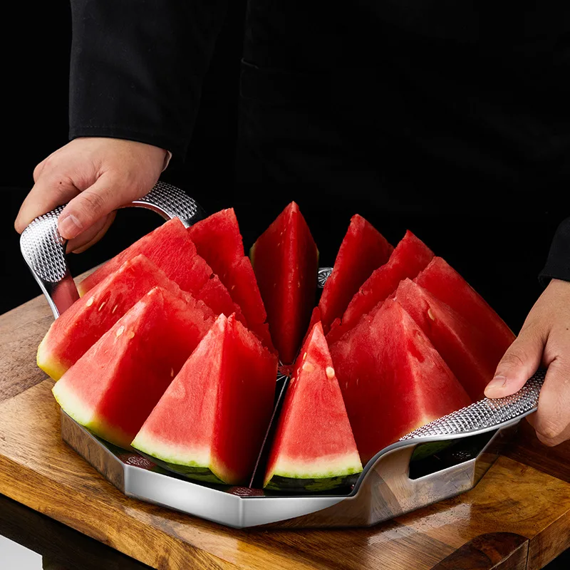 High-quality 304 stainless steel watermelon slicing artifact inner diameter 24cmlarge Hami melon slicing household fruit divider
High-quality 304 stainless steel watermelon slicing artifact inner diameter 24cmlarge Hami melon slicing household fruit divider