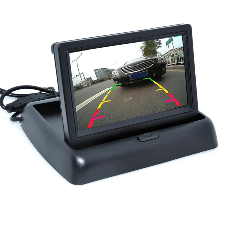 4.3 Inch TFT LCD Car Foldable Monitor Display HD Waterproof Reverse Camera 4LED Parking System for Car Rearview Monitors NTSC
4.3 Inch TFT LCD Car Foldable Monitor Display HD Waterproof Reverse Camera 4LED Parking System for Car Rearview Monitors NTSC
