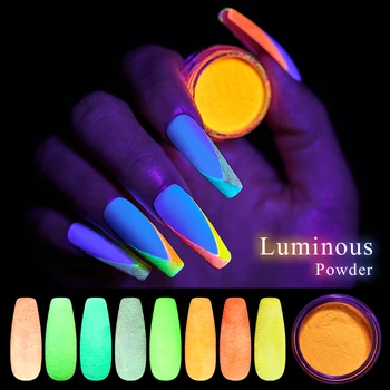 1 Box Ultrafine Fluorescent Nail Powder Colorful Nail Art Glitter Pigment Luminous Dust Decoration Glow in the Dark 
1 Box Ultrafine Fluorescent Nail Powder Colorful Nail Art Glitter Pigment Luminous Dust Decoration Glow in the Dark