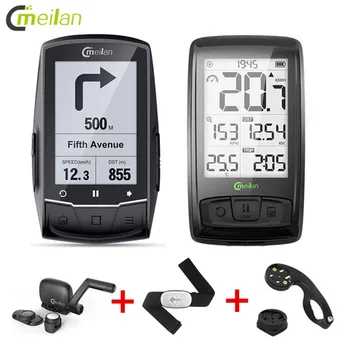Meilan GPS Wireless Navigation Bike Computer With Chest Heart Rate Monitor Speed /Cadence Sensor Bluetooth 4.0 Bicycle Odometer
Meilan GPS Wireless Navigation Bike Computer With Chest Heart Rate Monitor Speed /Cadence Sensor Bluetooth 4.0 Bicycle Odometer