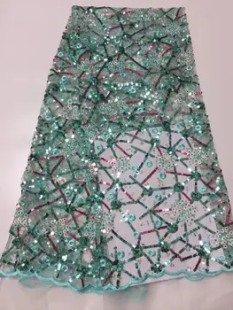 African Lace Fabric 2019 High Quality Lace Fabric French Sequins Net Cord Tulle Fabrics Nigerian Laces For Wedding Dress green
African Lace Fabric 2019 High Quality Lace Fabric French Sequins Net Cord Tulle Fabrics Nigerian Laces For Wedding Dress green