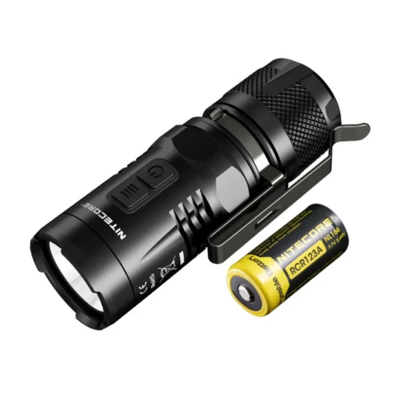 

Nitecore EC11CREE XM-L2 U2 900 Lumens LED Flashlight Waterproof Rescue Search Torch Light+nitecore RCR123A Battery