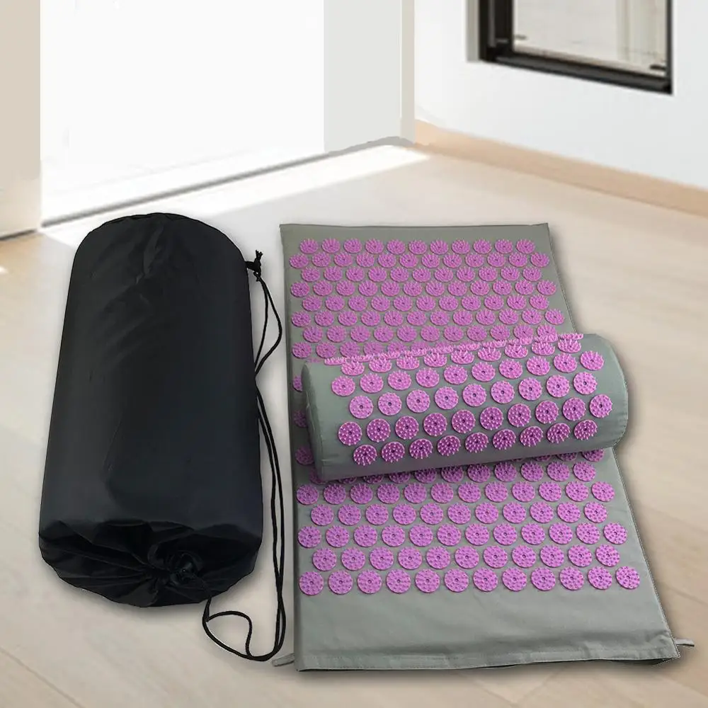 Massager Cushions Acupressure Relieve Back Pain Spike Mat Massage Yoga Mats Yoga Mat with Pillow Needle Massager
Massager Cushions Acupressure Relieve Back Pain Spike Mat Massage Yoga Mats Yoga Mat with Pillow Needle Massager