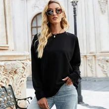 Black O-Neck Pullovers Women Autumn Solid Colors Loose Casual Sweaters All-match Warm Tops Street New Fashion Pullover Sweaters
Black O-Neck Pullovers Women Autumn Solid Colors Loose Casual Sweaters All-match Warm Tops Street New Fashion Pullover Sweaters