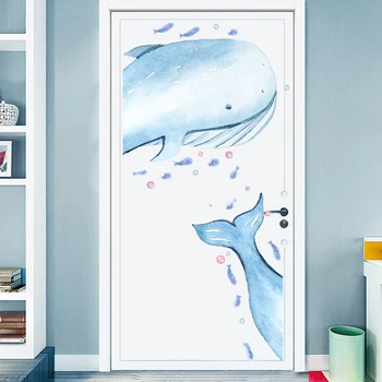 2pcs cartoon blue whale wall sticker for kids room nursery bedroom Eco-friendly stickers on the doors vinyl diy mural home deocr
2pcs cartoon blue whale wall sticker for kids room nursery bedroom Eco-friendly stickers on the doors vinyl diy mural home deocr