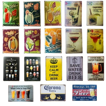 Vintage Cocktail Menu Metal Tin Signs Alcohol Metal Crafts Pub Bar Club Rustic Wall Plaque Garage Bar Home Wall Decor
Vintage Cocktail Menu Metal Tin Signs Alcohol Metal Crafts Pub Bar Club Rustic Wall Plaque Garage Bar Home Wall Decor