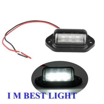 20pcs 10-30v Bright 6LEDs Trailer License Plate Light Truck Number Plate Light for Motorcycle Autobus
20pcs 10-30v Bright 6LEDs Trailer License Plate Light Truck Number Plate Light for Motorcycle Autobus