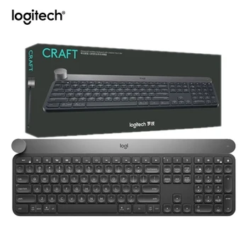 Original Logitech Craft Wireless Keyboard Smart Control Knob Bluetooth Connection Multi-Device Connection Switch Dark Gray
Original Logitech Craft Wireless Keyboard Smart Control Knob Bluetooth Connection Multi-Device Connection Switch Dark Gray