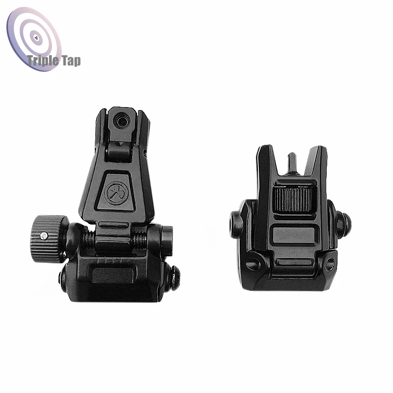 Metal Alloy Sight Tactical Flip-Up Front & Rear Sight Set for M4 AR15 20mm Picatinny RIS /RAS Rail Hunting Scope Mount MBUS PRO
Metal Alloy Sight Tactical Flip-Up Front & Rear Sight Set for M4 AR15 20mm Picatinny RIS /RAS Rail Hunting Scope Mount MBUS PRO