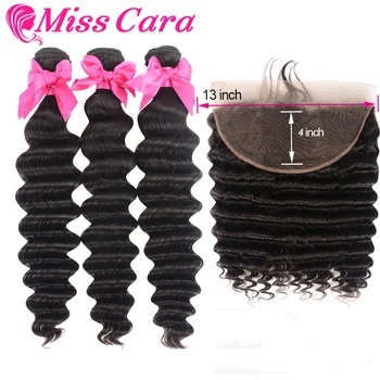 Malaysian Loose Deep Bundles With Frontal Miss Cara 13*4 Frontal With Bundles 100% Remy Human Hair 3/4 Bundles With Fronta
Malaysian Loose Deep Bundles With Frontal Miss Cara 13*4 Frontal With Bundles 100% Remy Human Hair 3/4 Bundles With Fronta
