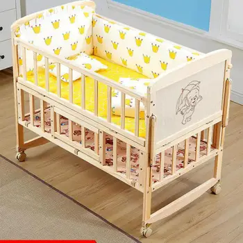 Multifunctional Foldable And Spliceable Large-bed Solid Wood Lacquerless European-style Bb Baby Cradle Bedside Bed
Multifunctional Foldable And Spliceable Large-bed Solid Wood Lacquerless European-style Bb Baby Cradle Bedside Bed