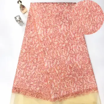 Madison Nigerian Lace Fabrics 2019 High Quality Embroidery French Tulle Lace Material With Sequins For Wedding Dress
Madison Nigerian Lace Fabrics 2019 High Quality Embroidery French Tulle Lace Material With Sequins For Wedding Dress
