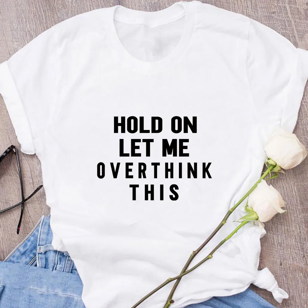 2QIMU Funny Summer Shirts Printed Hold on Let Me Overthink This Tee For Women Clothing Short Sleeved Casual Top Tee Streetwear
2QIMU Funny Summer Shirts Printed Hold on Let Me Overthink This Tee For Women Clothing Short Sleeved Casual Top Tee Streetwear