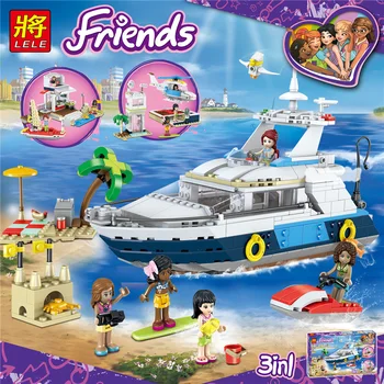 New 621Pcs 3 in 1 Friends for Girls Luxury Vacation Cruise Building Blocks Toys for Children Compatible Lepining 37083 
New 621Pcs 3 in 1 Friends for Girls Luxury Vacation Cruise Building Blocks Toys for Children Compatible Lepining 37083