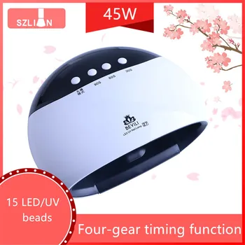 45W Nail Lamp Infrared intelligent induction 15pcs LED/UV Double light source lamp beads Removable bottom plate
45W Nail Lamp Infrared intelligent induction 15pcs LED/UV Double light source lamp beads Removable bottom plate