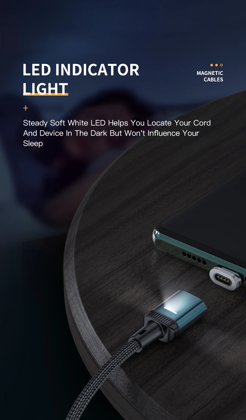 3A Magnetic Charging Cable 3 in 1 Kuulaa