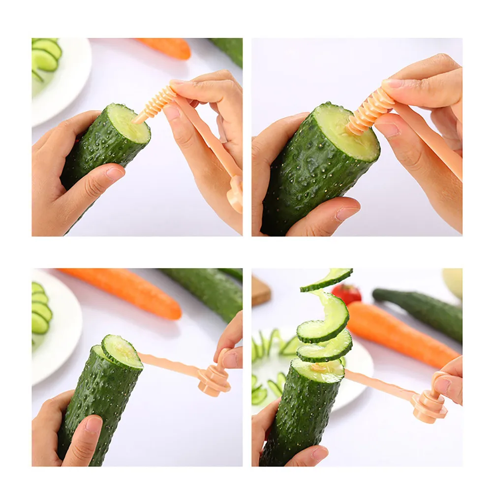 Magic Potato Cutter Carrot Spiral Slicer Cutting Models Kitchen Cooking Accessories Home Gadgets Random delivery
Magic Potato Cutter Carrot Spiral Slicer Cutting Models Kitchen Cooking Accessories Home Gadgets Random delivery