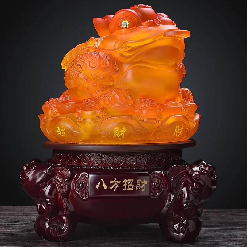 Golden Toad Decoration Concentration Lucky Three-Legged Cicada Small Toad Company Craft Opening Gift Shop Cashier Desk
Golden Toad Decoration Concentration Lucky Three-Legged Cicada Small Toad Company Craft Opening Gift Shop Cashier Desk