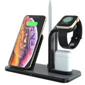 Three-in-one Wireless Charger Multifunction Thermostat IrPods2 IPhone IWatch4 Magnetic Wireless Base Fast Charging Stand
Three-in-one Wireless Charger Multifunction Thermostat IrPods2 IPhone IWatch4 Magnetic Wireless Base Fast Charging Stand