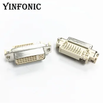 2Pcs/Lot DVI Female Jack 24+5 Pin DVI connector Female 90 Degree pin For motherboard
2Pcs/Lot DVI Female Jack 24+5 Pin DVI connector Female 90 Degree pin For motherboard
