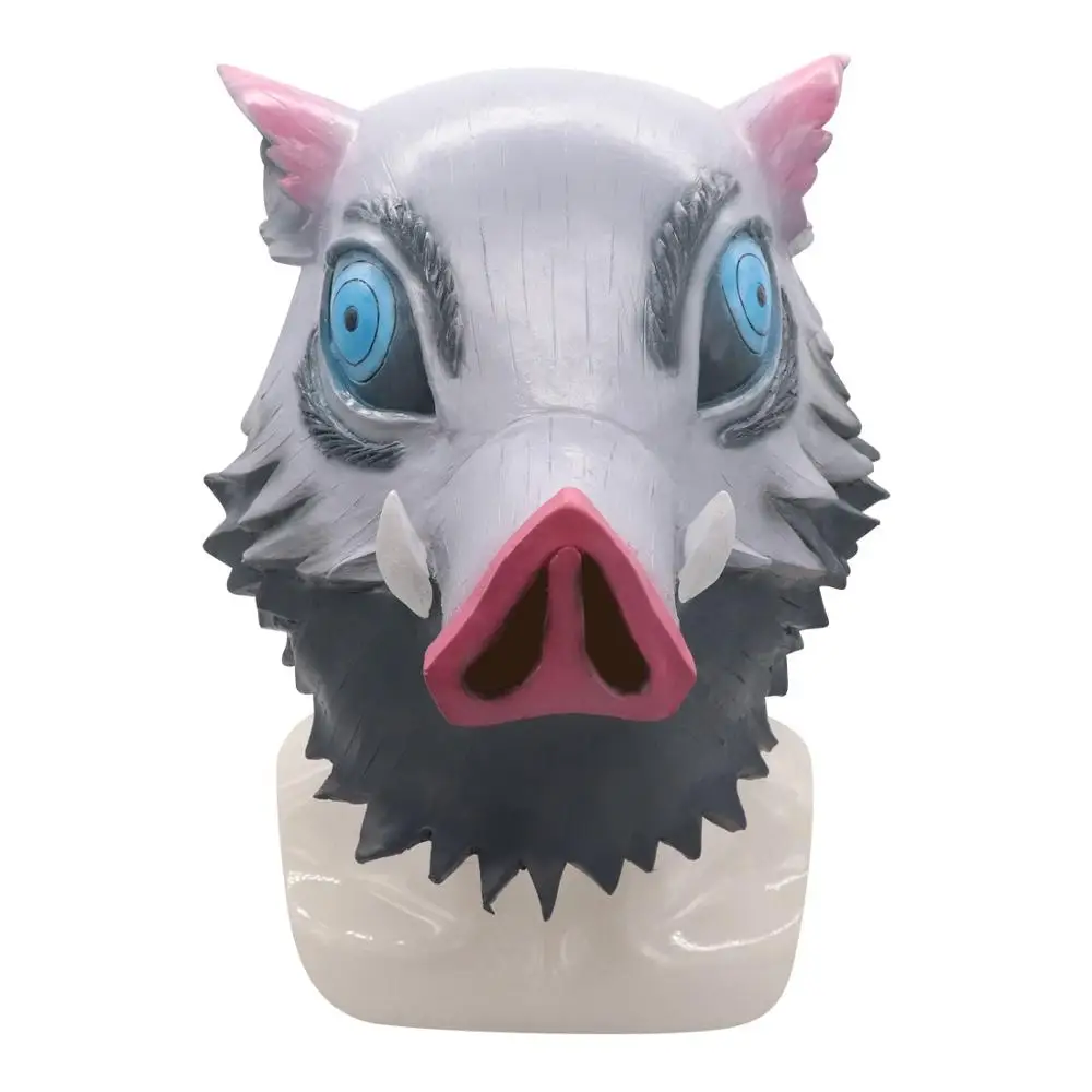Demon Slayer Kimetsu no Yaiba Cosplay Hashibira Inosuke Mask Latex Adult Halloween Masks Costume Prop
Demon Slayer Kimetsu no Yaiba Cosplay Hashibira Inosuke Mask Latex Adult Halloween Masks Costume Prop