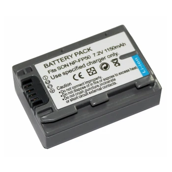 1Pc 1150mAh NP-FP50 NPFP50 Camera Battery for Sony NP-FP30 NP-FP60 NP-FP70 NP-FP90 NP-FP71 DCR-SX40 SX40R SX41 HDR-CX105