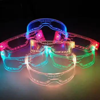 New LED Luminous Glasses Colorful Glowing Glasses Switch Control 7 Color Adjust For Christmas Concerts Bars Party KTV
New LED Luminous Glasses Colorful Glowing Glasses Switch Control 7 Color Adjust For Christmas Concerts Bars Party KTV