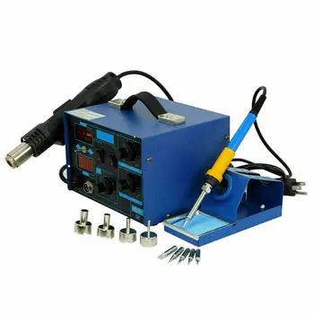 USA 2in1 SMD Rework Soldering Station Hot Air Gun And Soldering Iron Separately 
USA 2in1 SMD Rework Soldering Station Hot Air Gun And Soldering Iron Separately