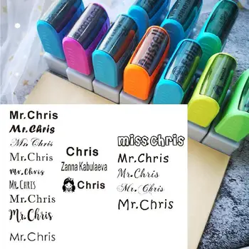 Teacher Name Custom name Stamp Signature Calligraphy Selfing-inking personalized stamp for School student Child cloths ink stamp
Teacher Name Custom name Stamp Signature Calligraphy Selfing-inking personalized stamp for School student Child cloths ink stamp