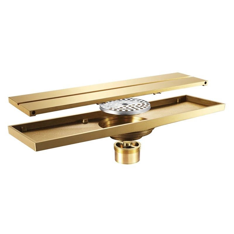 Floor Drain for Bathroom Classic Drainer Bathroom Type Deodorization Gold Color Brass Line Floor Drain for Family Hotel Large Di
Floor Drain for Bathroom Classic Drainer Bathroom Type Deodorization Gold Color Brass Line Floor Drain for Family Hotel Large Di