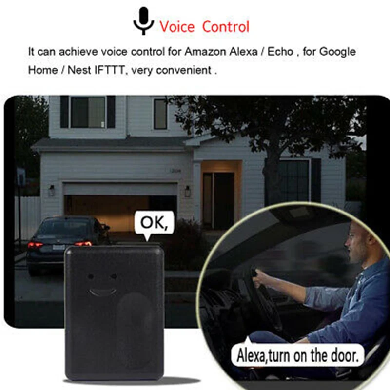 Smart Cordless Switch Assembly Remote Voice Controller Home Electric Garage Door Opener Power Switch Parts
Smart Cordless Switch Assembly Remote Voice Controller Home Electric Garage Door Opener Power Switch Parts