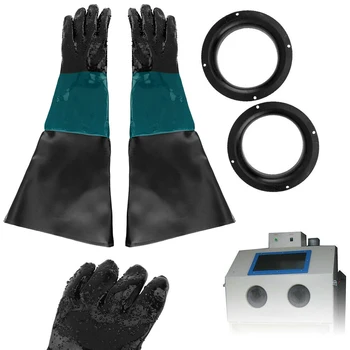 Industrial Wear Resistance Professional Heavy Duty Elastic Sandblasting Soft PVC Blast Cabinet Protective Gloves With O Rings
Industrial Wear Resistance Professional Heavy Duty Elastic Sandblasting Soft PVC Blast Cabinet Protective Gloves With O Rings