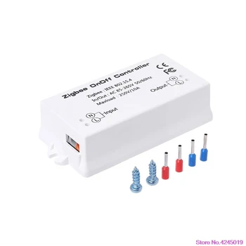 New Zigbee On/Off Controller Smart Switch APP Remote Control Smart Home Module AC85-265V 10A
New Zigbee On/Off Controller Smart Switch APP Remote Control Smart Home Module AC85-265V 10A