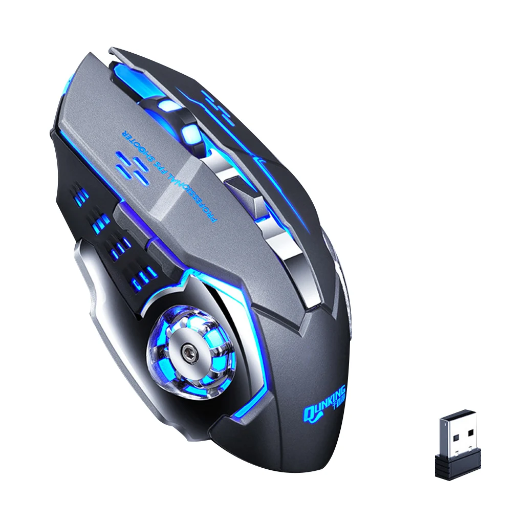 2.4G Wireless Mouse Gamer 3200DPI 6 Buttons LED Gaming Mouse Desktop Computer Rechargeable Mice for PC Laptop Games
2.4G Wireless Mouse Gamer 3200DPI 6 Buttons LED Gaming Mouse Desktop Computer Rechargeable Mice for PC Laptop Games
