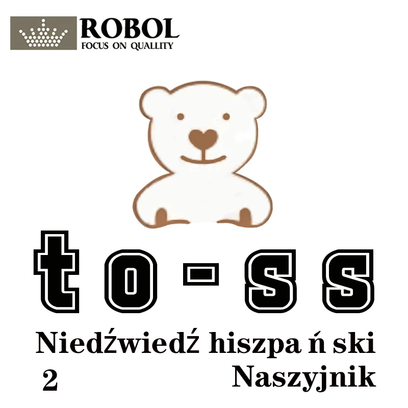 TS XL002 высокое качество оригинал милый испанский медведь драгоценный камень кулон