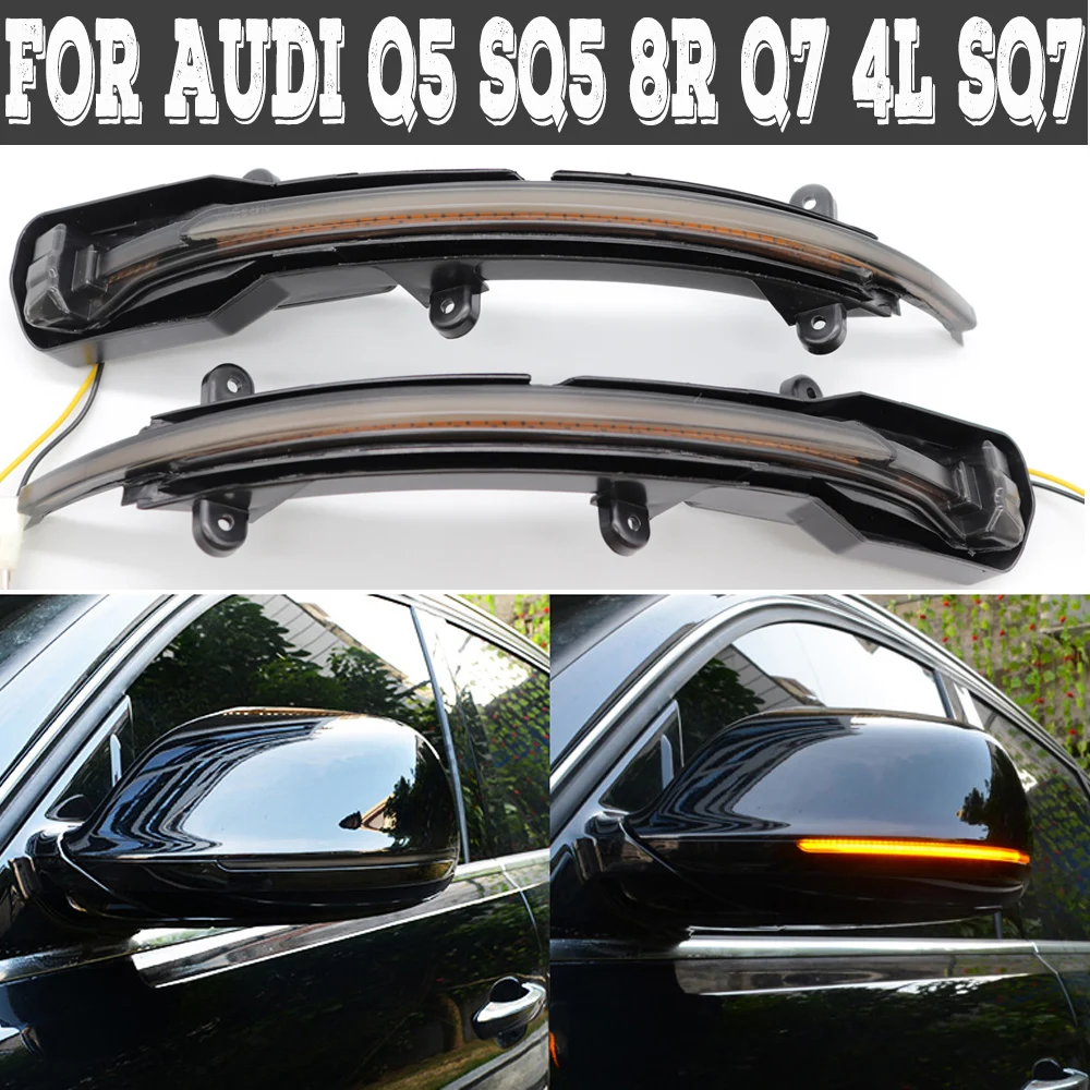 2pcs Dynamic Turn Signal Light LED Side Wing Rearview Mirror Indicator Blinker Light For Audi Q5 SQ5 8R Q7 4L SQ7 Series
2pcs Dynamic Turn Signal Light LED Side Wing Rearview Mirror Indicator Blinker Light For Audi Q5 SQ5 8R Q7 4L SQ7 Series