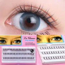 

Individual Fan Lashes False Eyelashes Curl Lash Grafting Faux Mink 60 Cluster Women Beauty Eye Makeup New DIY Eyelashes
